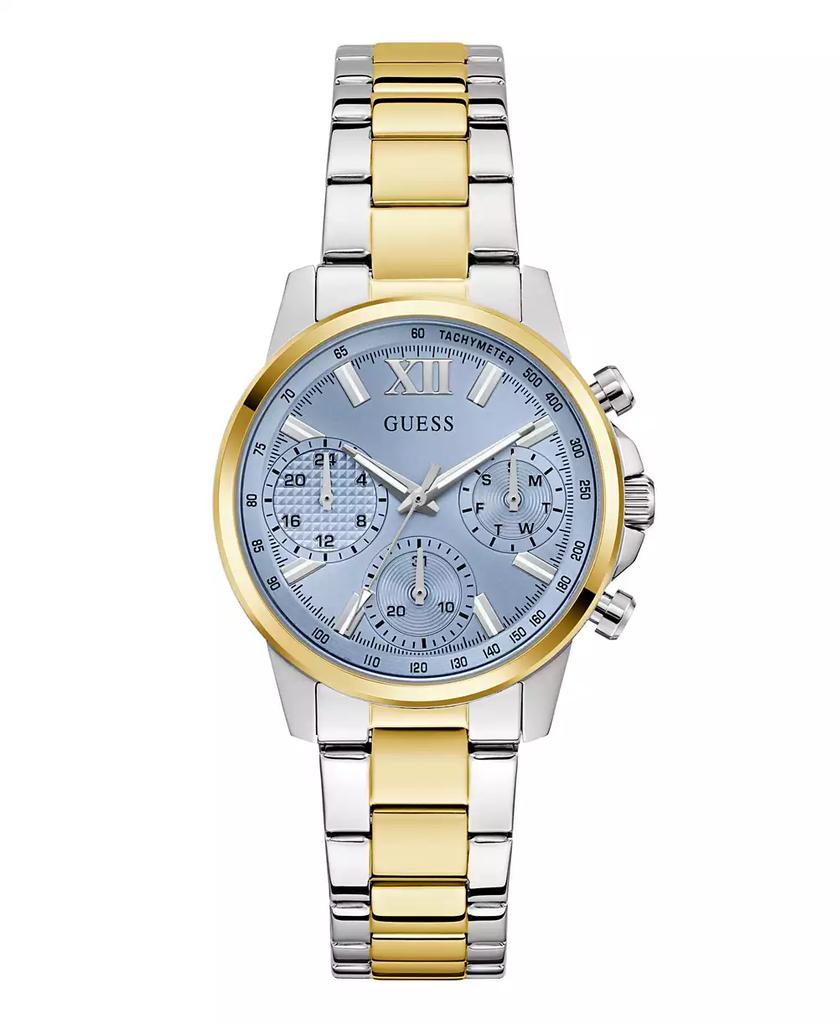GUESS Women's Two-Tone Multi-Function Watch, 36mm
