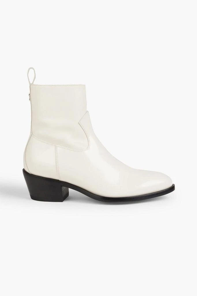 Jimmy Choo Jesse glossed-leather ankle boots 1