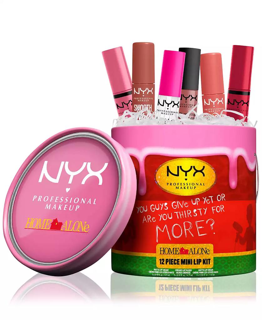 NYX Professional Makeup 12-Pc. Home Alone Mini Paint Can Lip Set