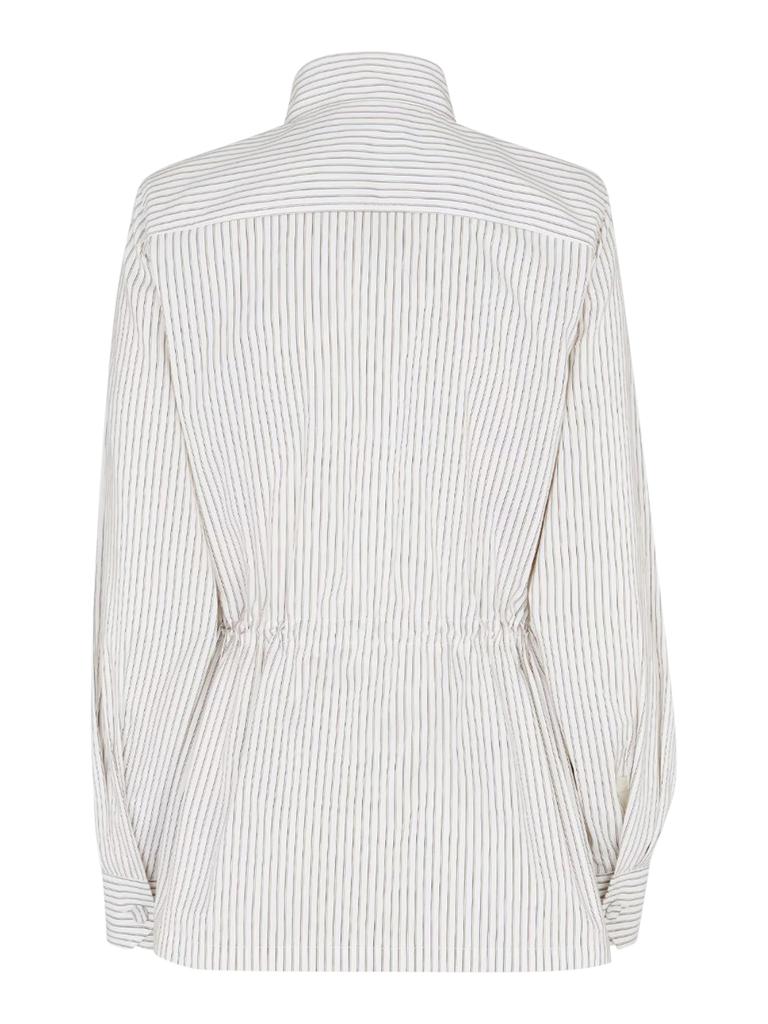 Fendi SILK AND COTTON STRIPED BLOUSON