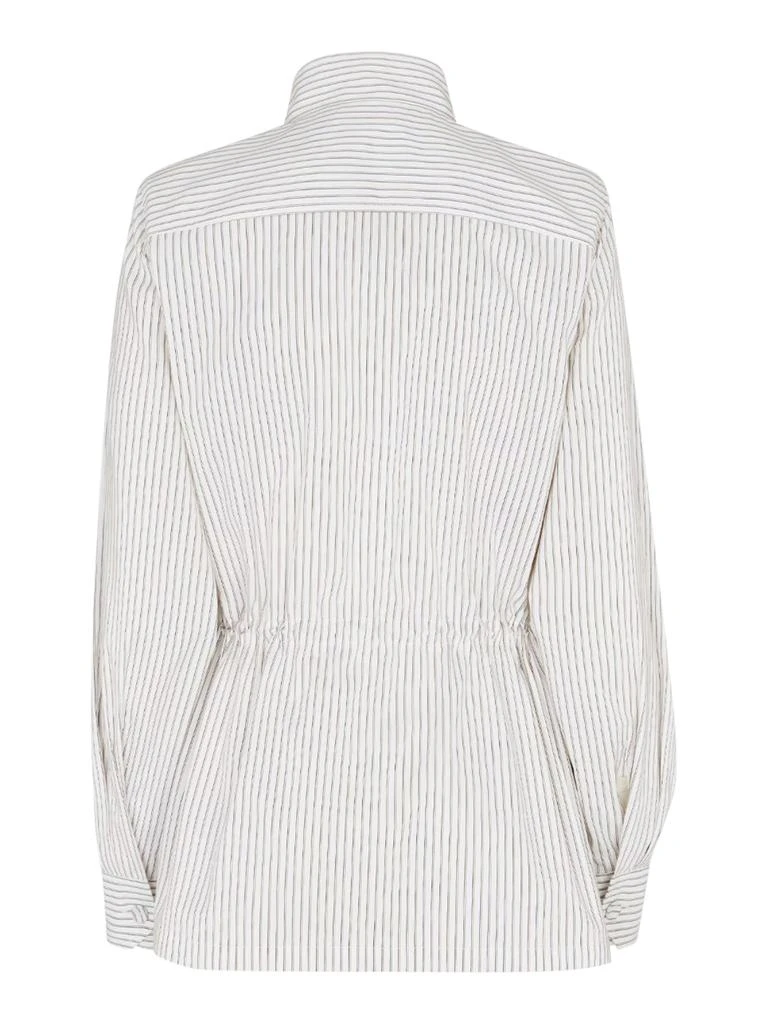 Fendi SILK AND COTTON STRIPED BLOUSON 2