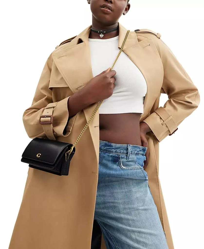 Coach Refined Leather Evie Long Wallet with Chain 5