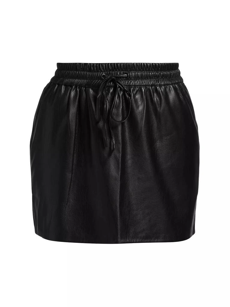 Good American Better Than Leather Faux Leather Miniskirt 1