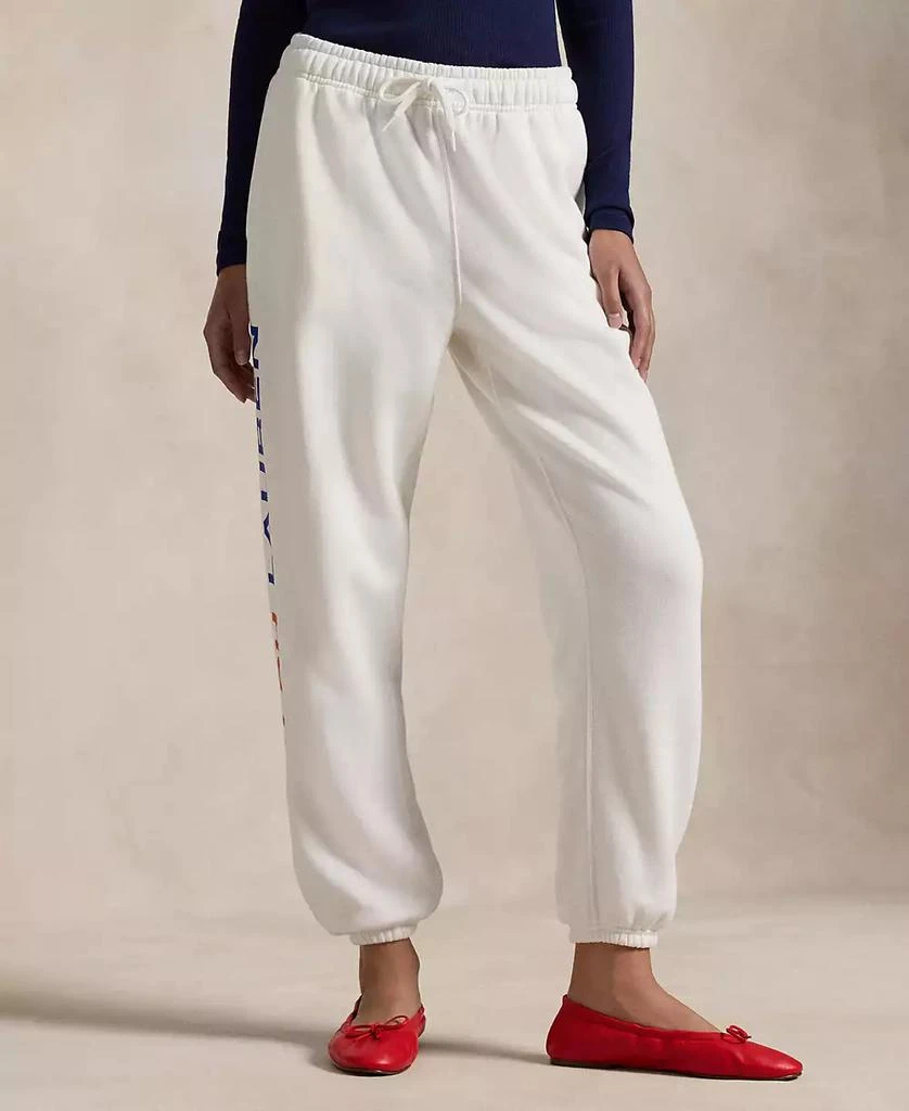 Ralph Lauren Women's Flag Logo Fleece Sweatpants 2