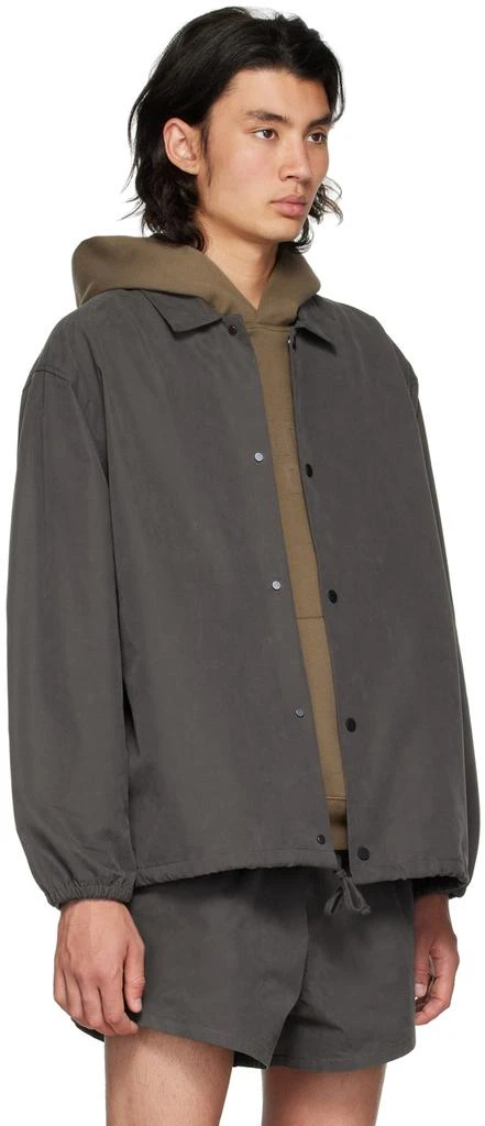 Essentials Gray Drawstring Jacket 2