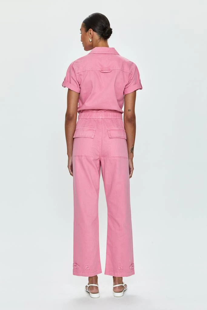 Pistola Denim Campbell Aviator Jumpsuit - Peony Pink 4
