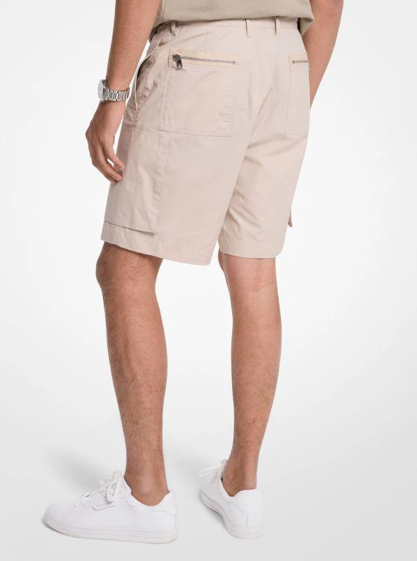 Michael Kors Cotton Poplin Zip Cargo Shorts 2
