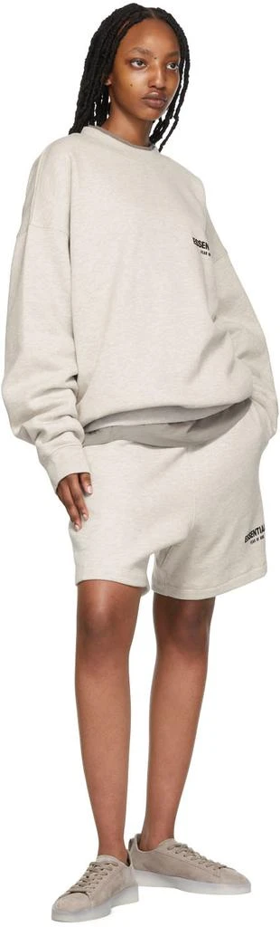 Fear of God ESSENTIALS Off-White Crewneck Sweatshirt 4