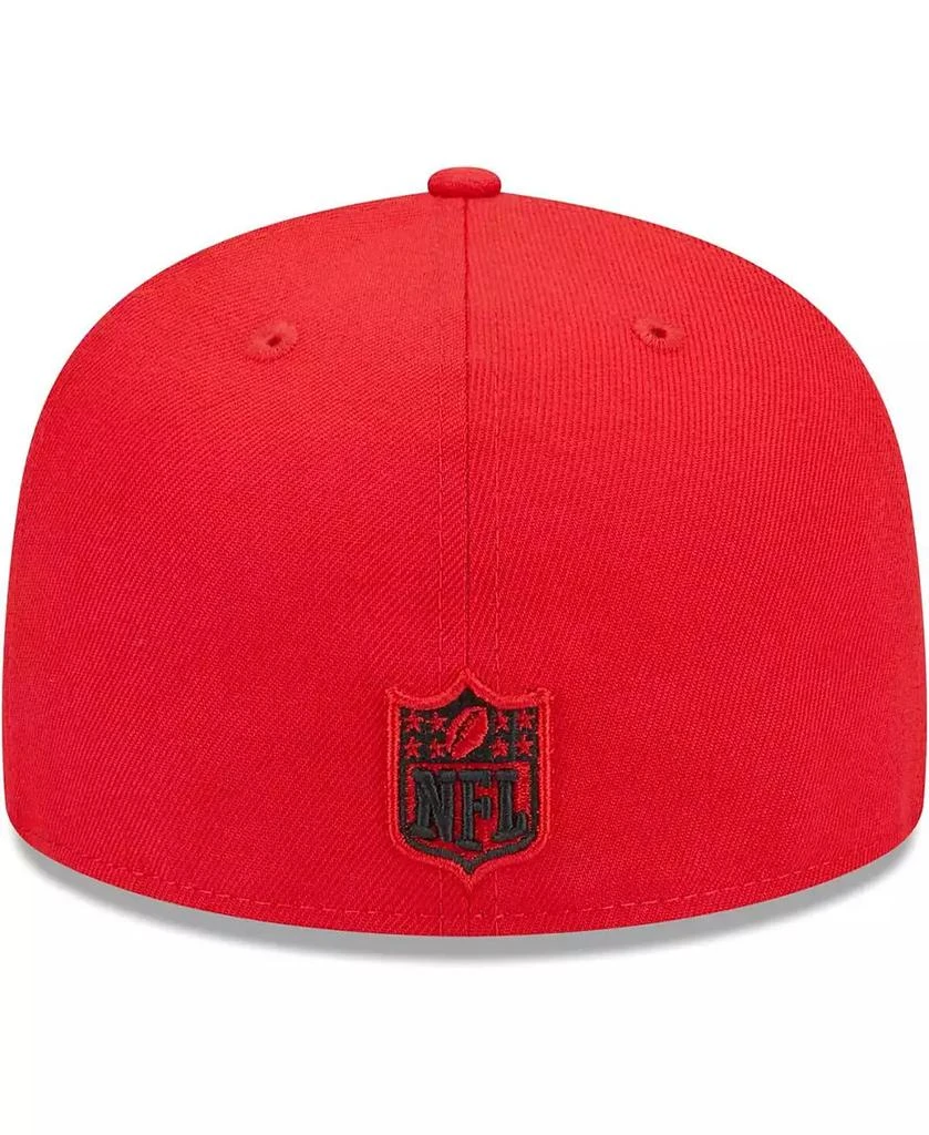 New Era Men's Red Kansas City Chiefs Camo Undervisor 59FIFTY Fitted Hat 4