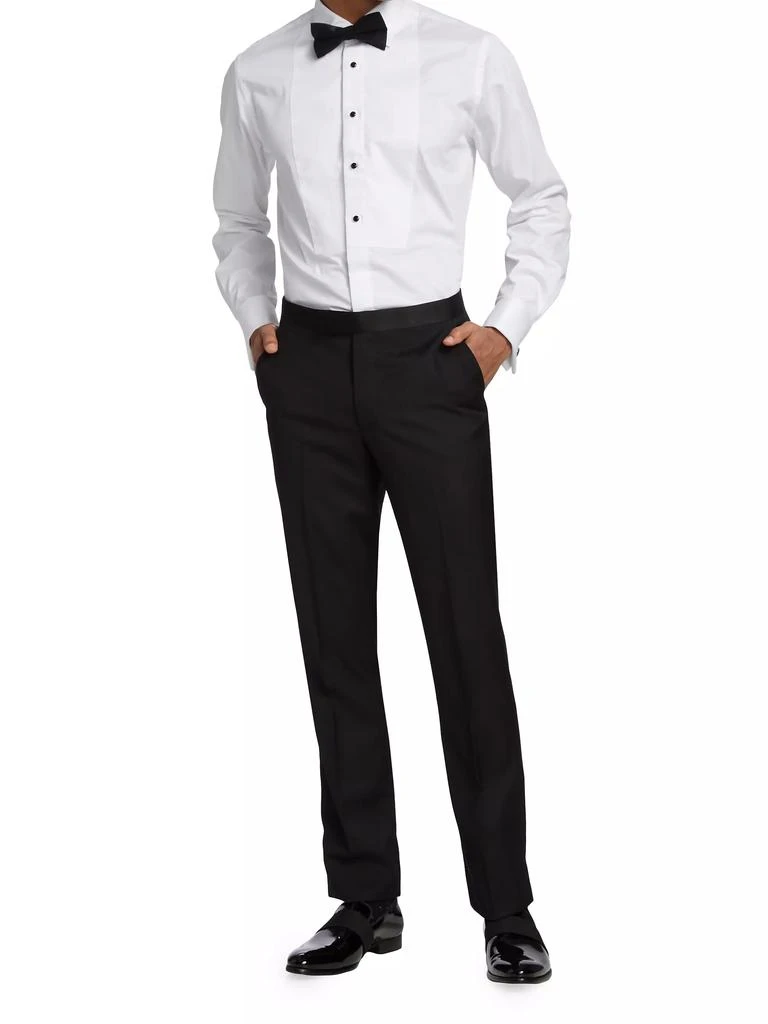 Saks Fifth Avenue COLLECTION Travel Stud Tuxedo Shirt 2
