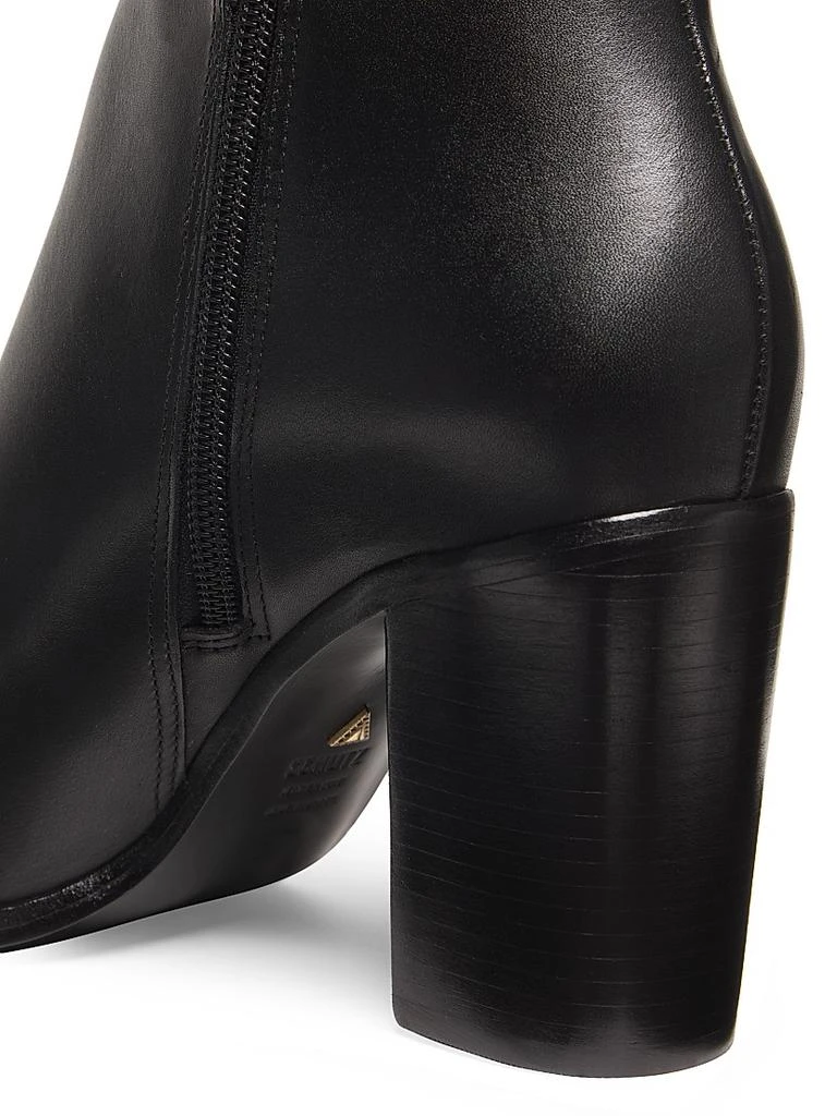 Schutz Mikki Up 90MM Leather Block-Heel Boots 6