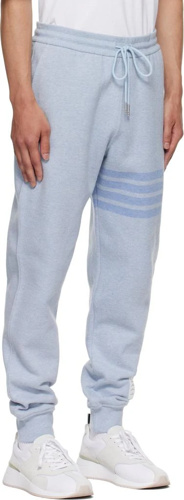 Thom Browne Blue Classic Loopback 4-Bar Sweatpants 2