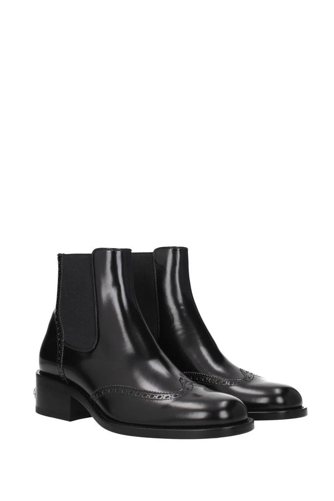 Fendi Ankle Boot Leather Black 2