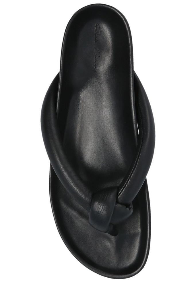 【RICK OWENS】パッド入りノット オープントゥ サンダル Rick Owens Rick Owens Padded Knotted Open-Toe Sandals