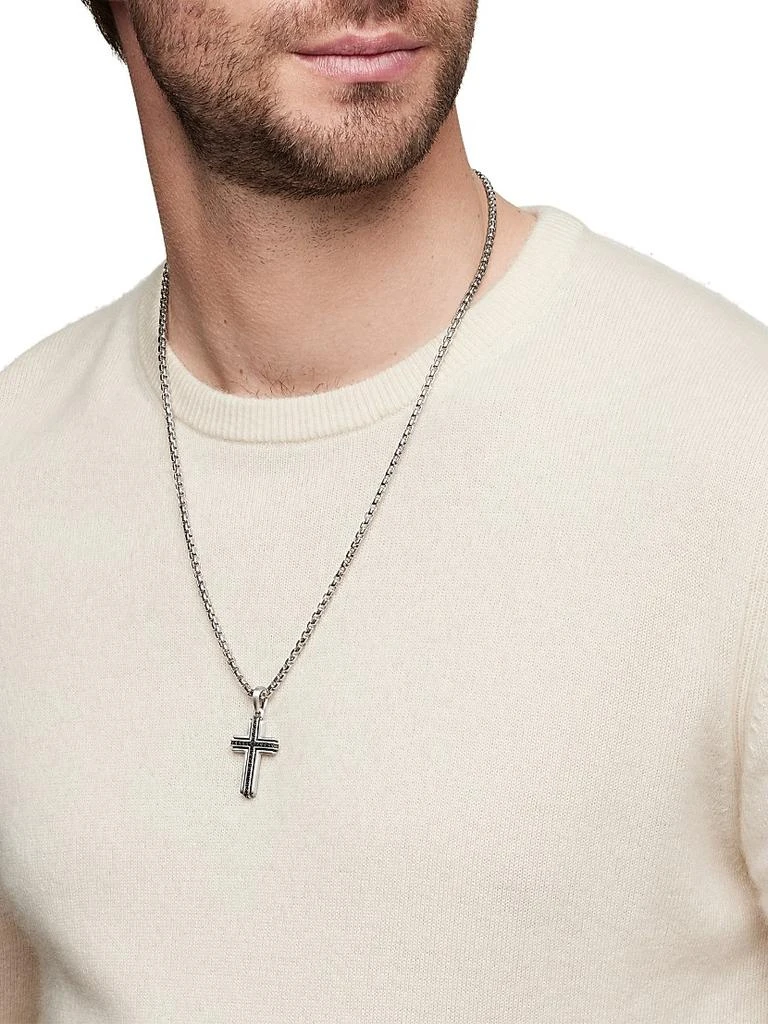 David Yurman Cross Pendant in Sterling Silver 2