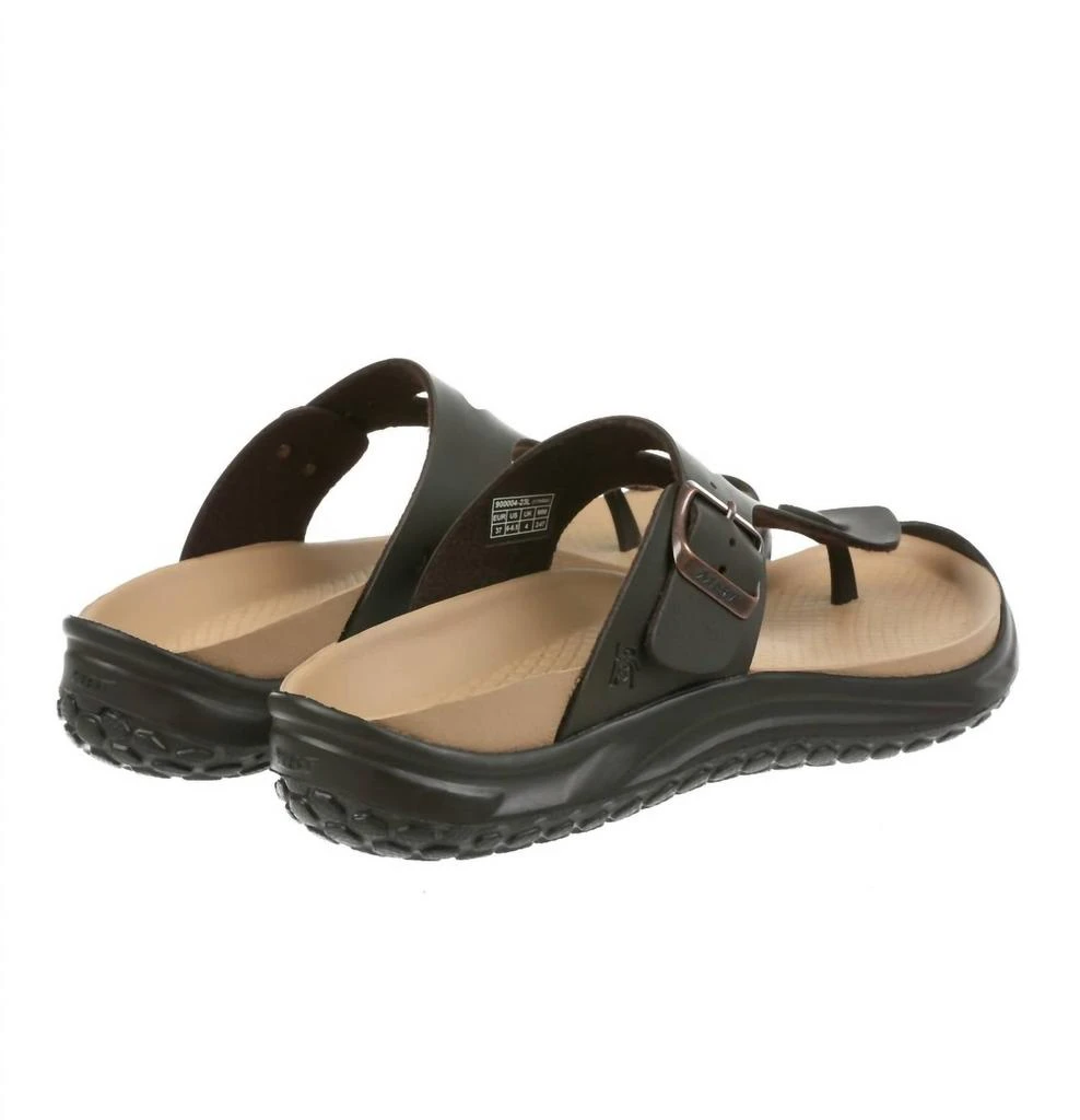 MBT Women's Meru Thong Sandal In Dark Brown 4