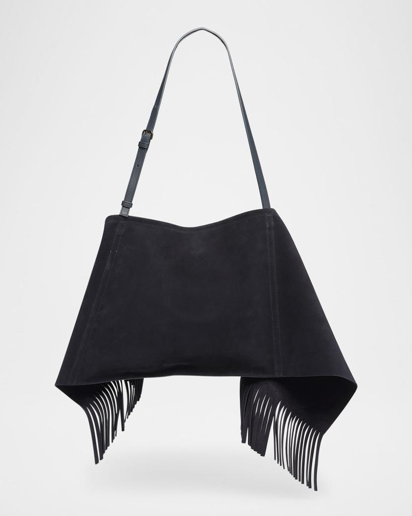 JW Anderson Scarf Suede & Leather Shoulder Bag