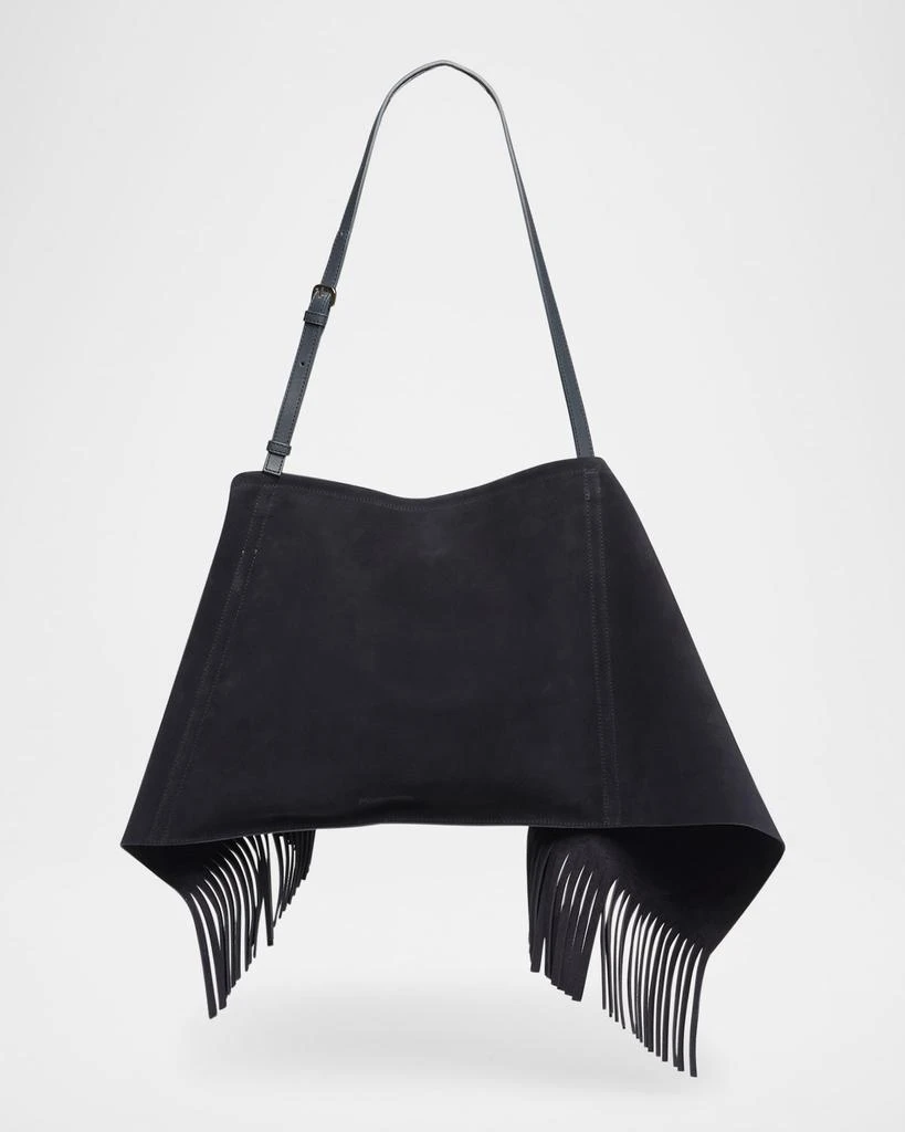 JW Anderson Scarf Suede & Leather Shoulder Bag 1