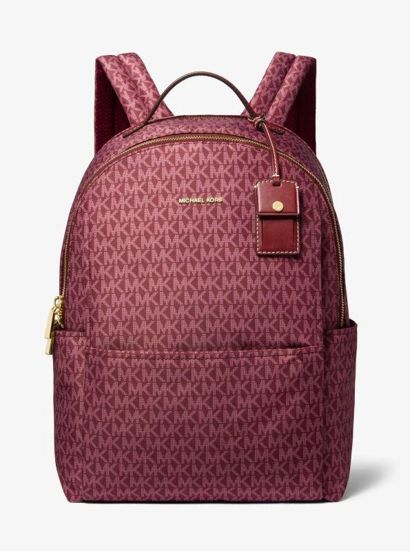 undefined Sable Large Printed Signature Logo Backpack 1