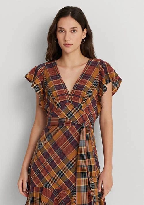 Ralph Lauren Ralph Lauren Belted Cotton Madras Dress 3