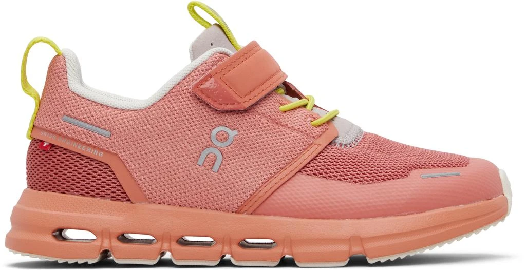On Little Kids Orange Cloud Play Sneakers