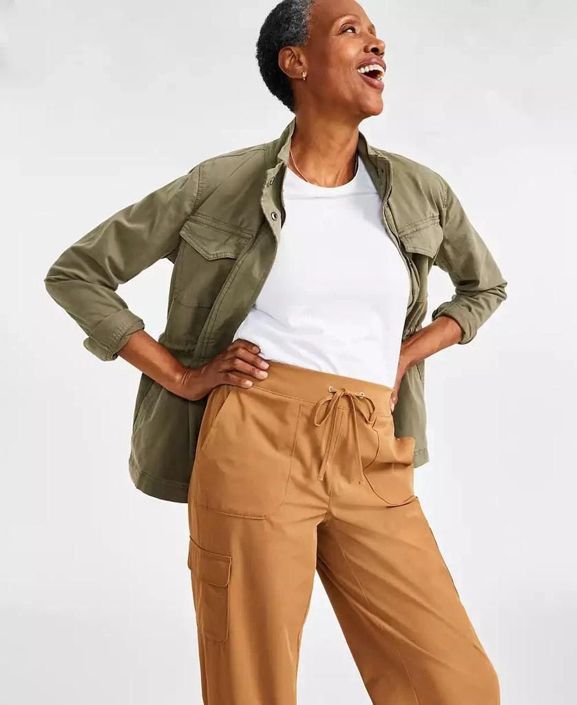 Style & Co Women's Cropped Utility Cargo Pants, Created for Macy's 3