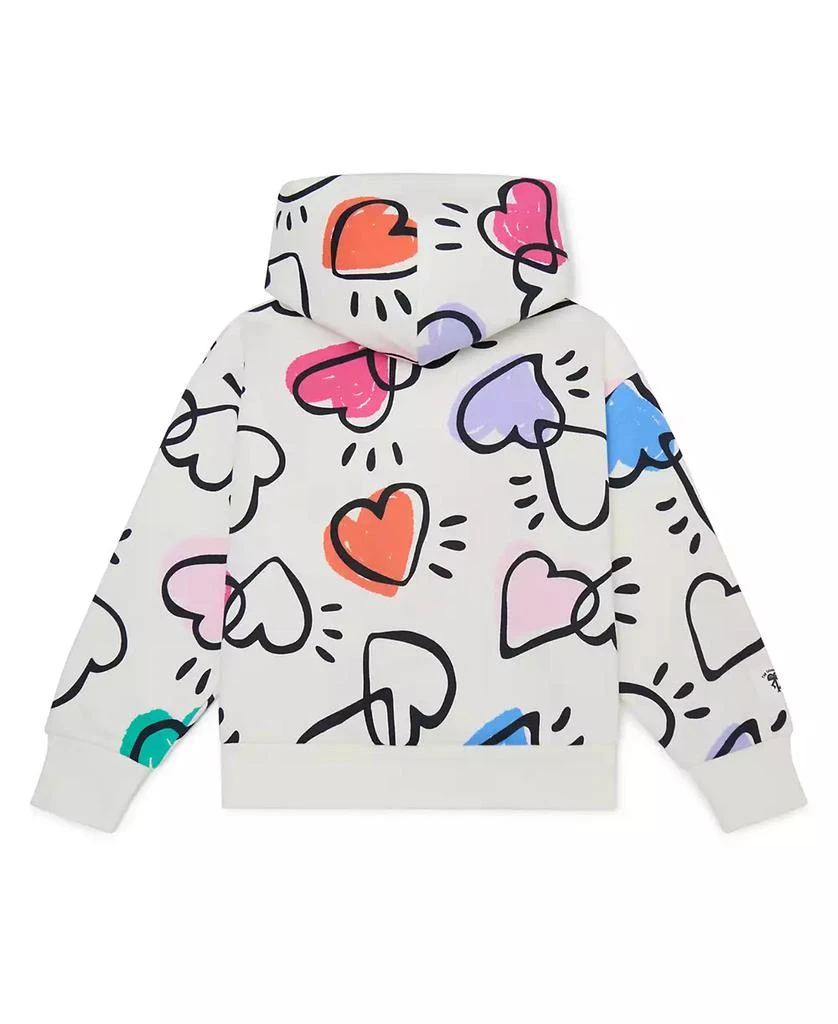 Ensemble Bébé Fille Bilo - Hoodie Manches Longues Et Pantalon, Imprimé Cœur Peint à La Main, Neuf Avec étiquettes