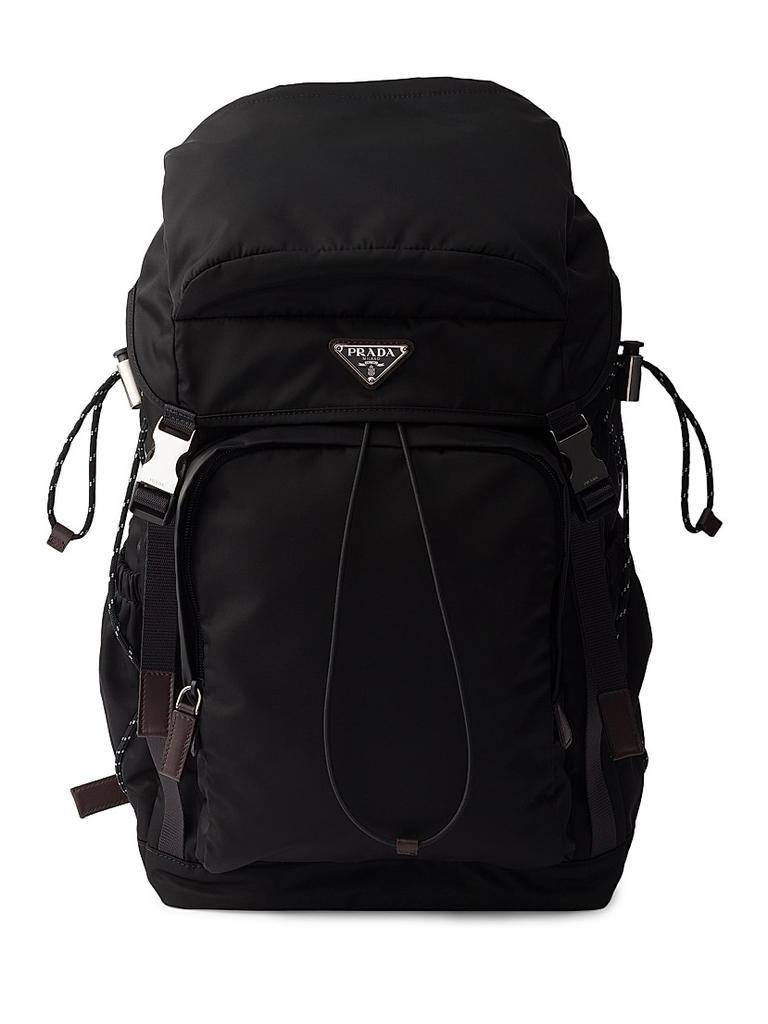 Prada Re-Nylon and Leather Backpack