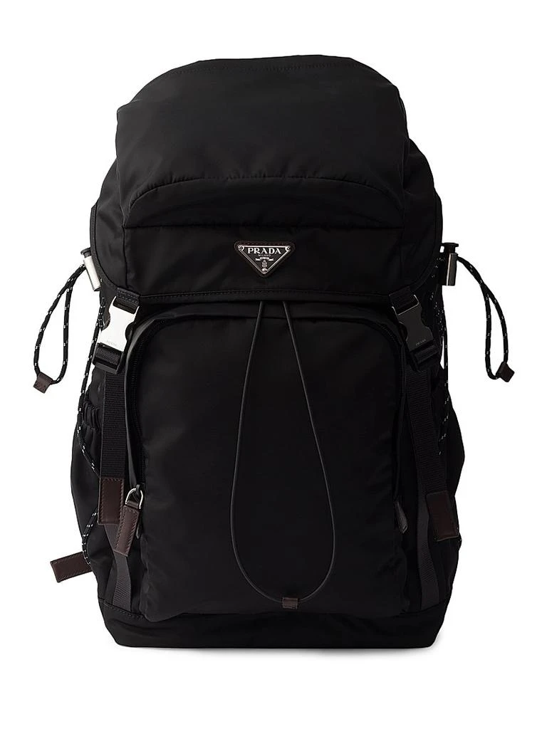 Prada Re-Nylon and Leather Backpack 1