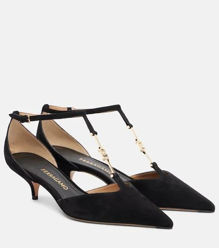 Salvatore Ferragamo Traci 40 suede pumps 1
