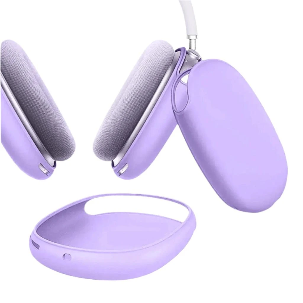 SAHARA - Liquid Silicone Cover Case for Apple AirPods Max - Purple Orchid 2