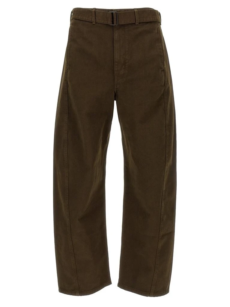Lemaire Lemaire Twisted Belted Tapered Leg Jeans 1