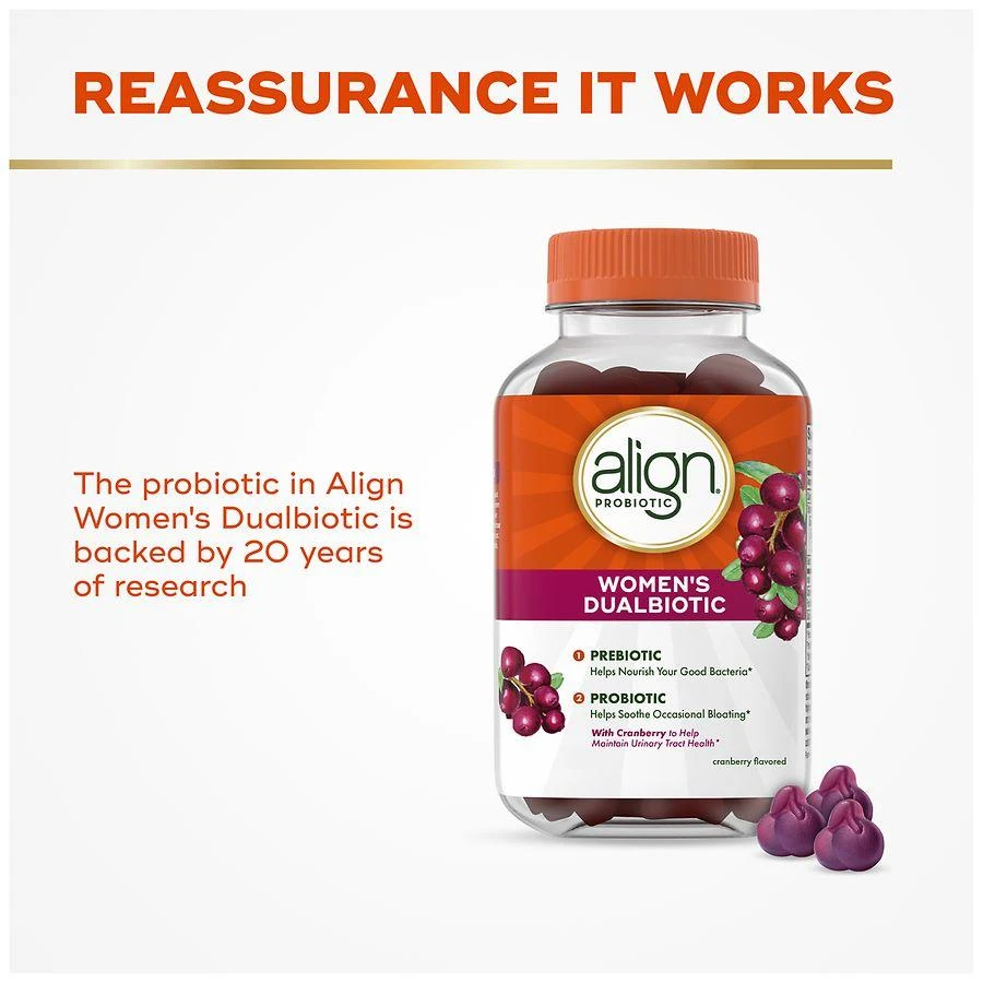 Align Prebiotic + Probiotic for Feminine Health Cranberry 5