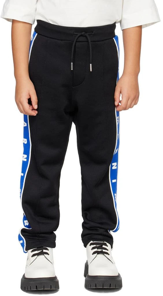 Marni Kids Black Tape Lounge Pants