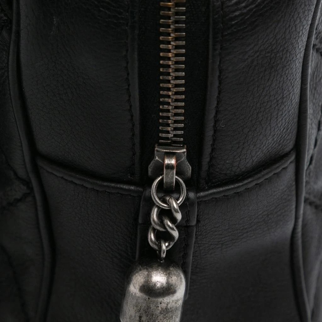 Chanel Chanel Black Leather Paris Edinburgh Jumbo Sporran Flap Bag 4