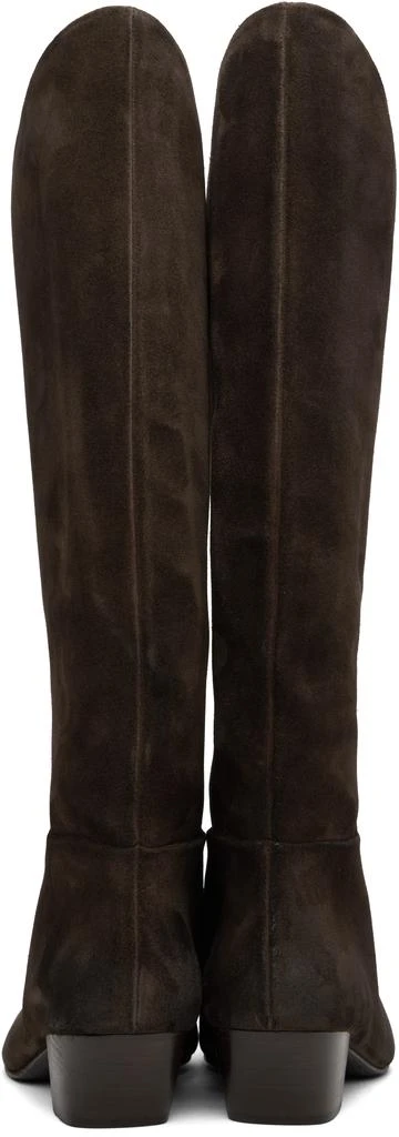 Marsèll Brown Goccio Reversed Leather Tall Boots 2