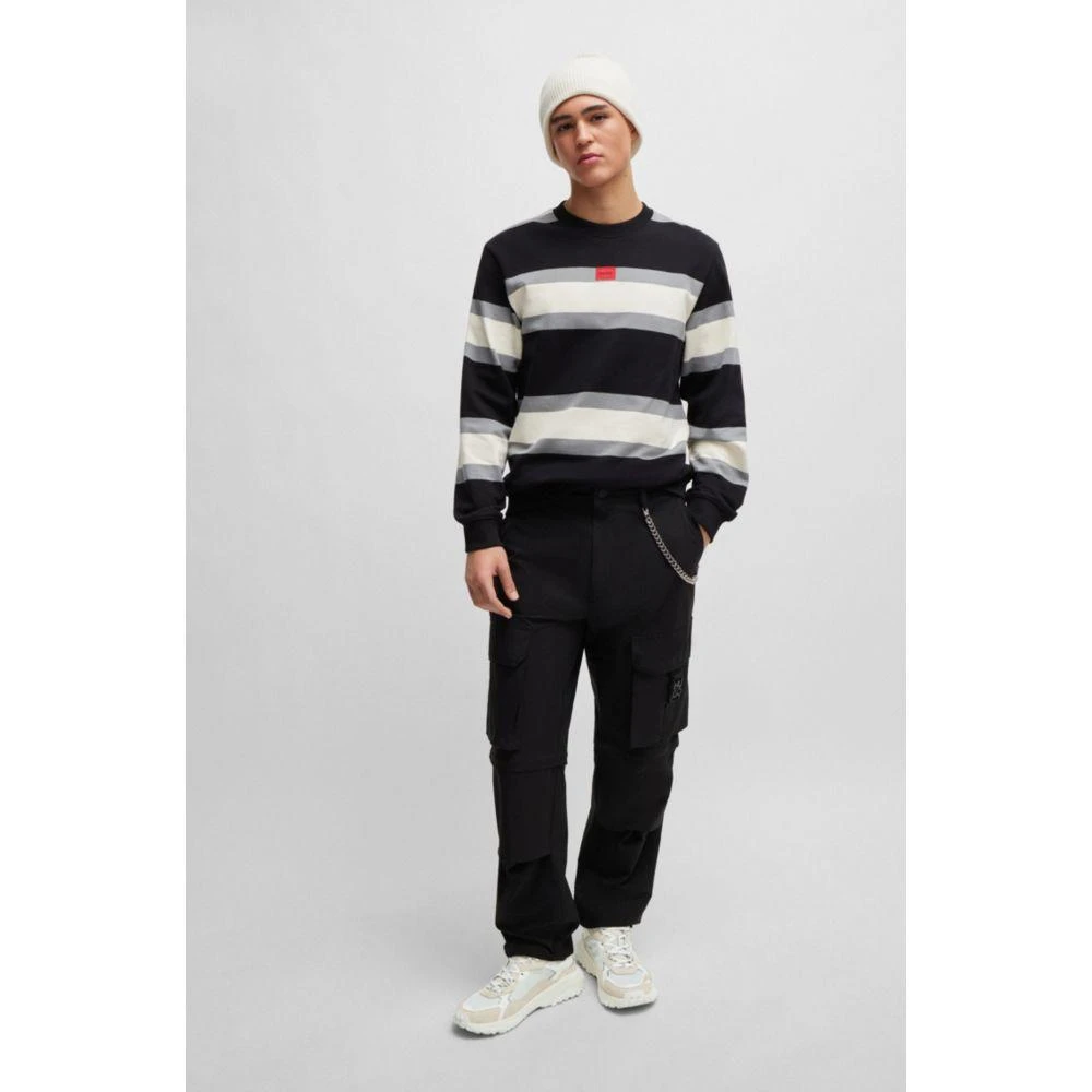 Hugo Boss Mixed-material trainers with ripstop mesh 2