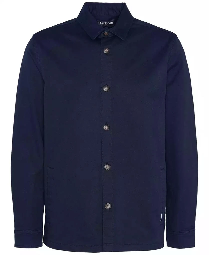 Barbour Men's Ruxton Tailored-Fit Stretch Twill Shirt Jacket 6