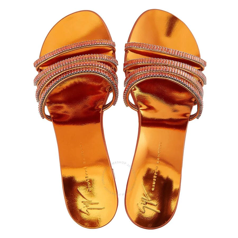 Giuseppe Zanotti Ladies Iride Crystal Strap Sandals 3