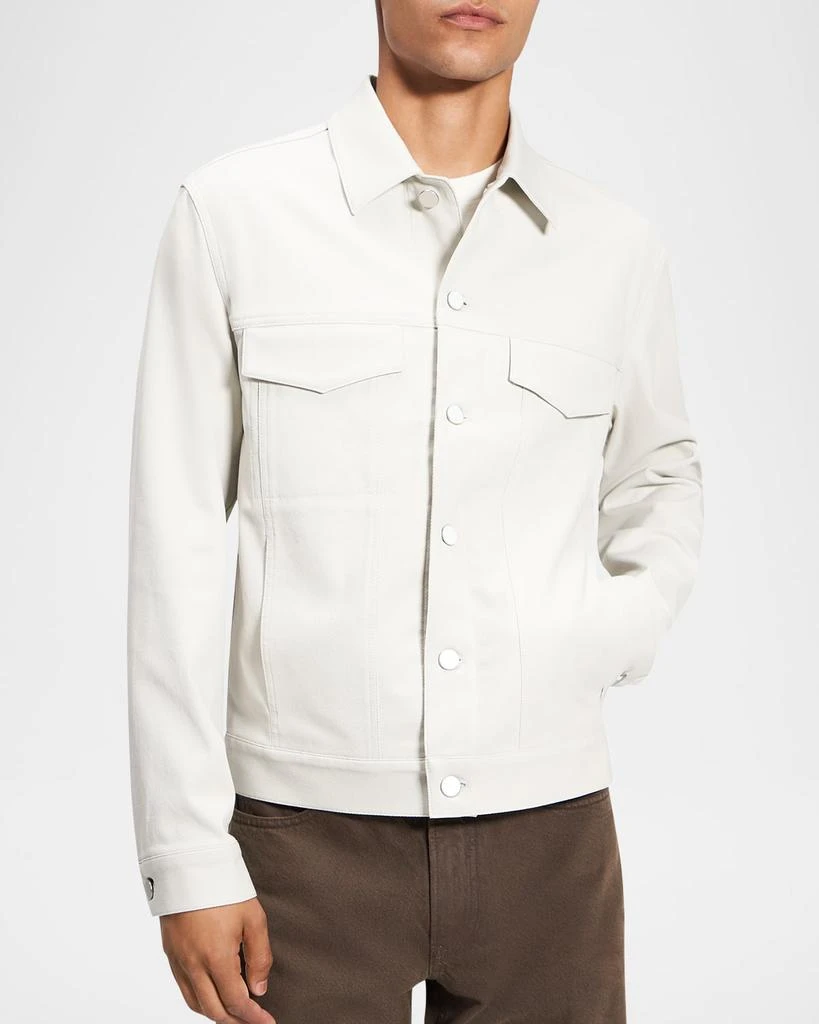 Theory Men's Stretch Twill Trucker Jacket 4