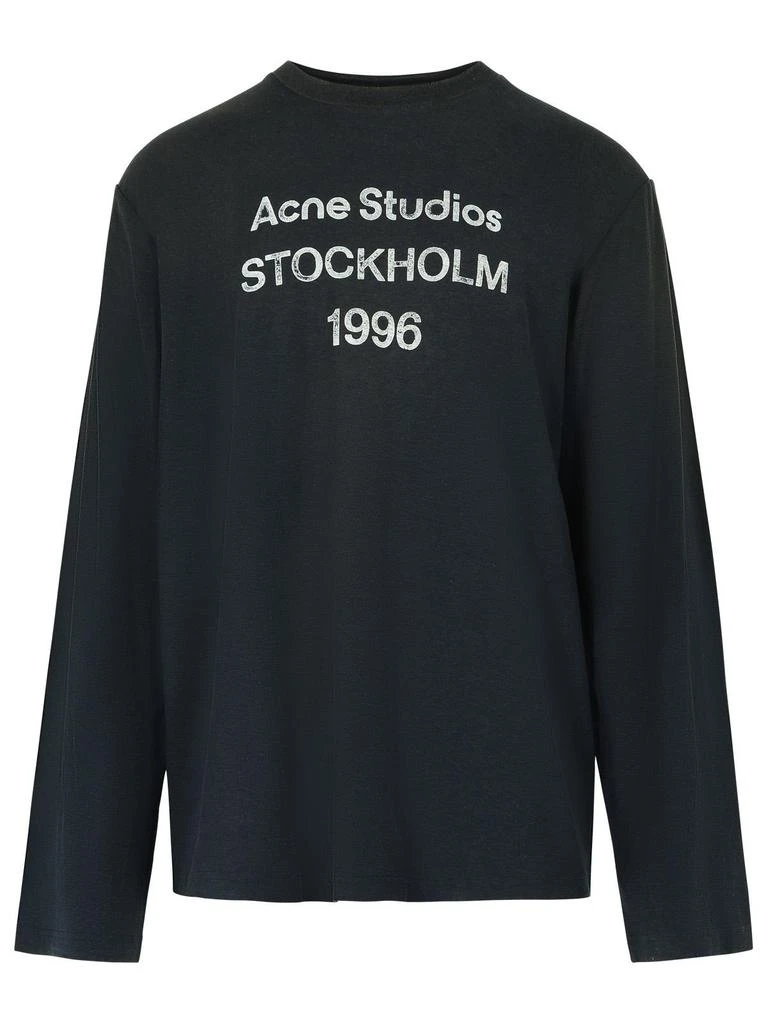 Acne Studios Acne Studios Logo Printed Crewneck T-Shirt 1