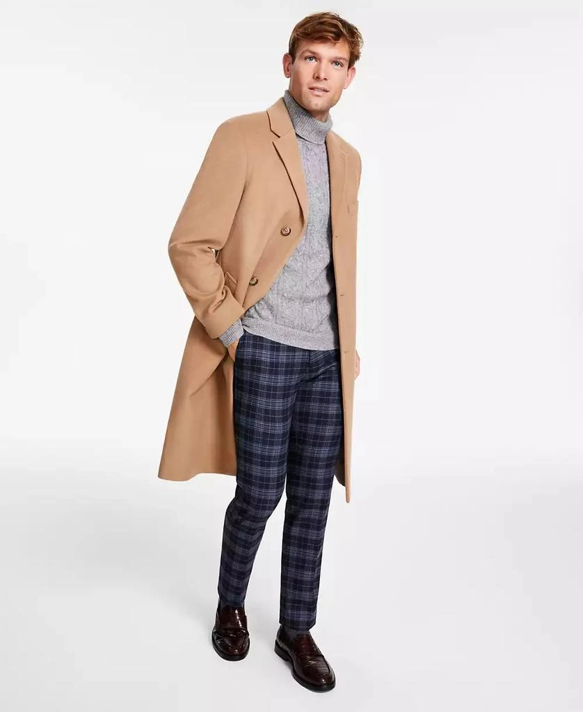 Michael Kors Men's Classic-Fit Solid Wool Blend Overcoats 1