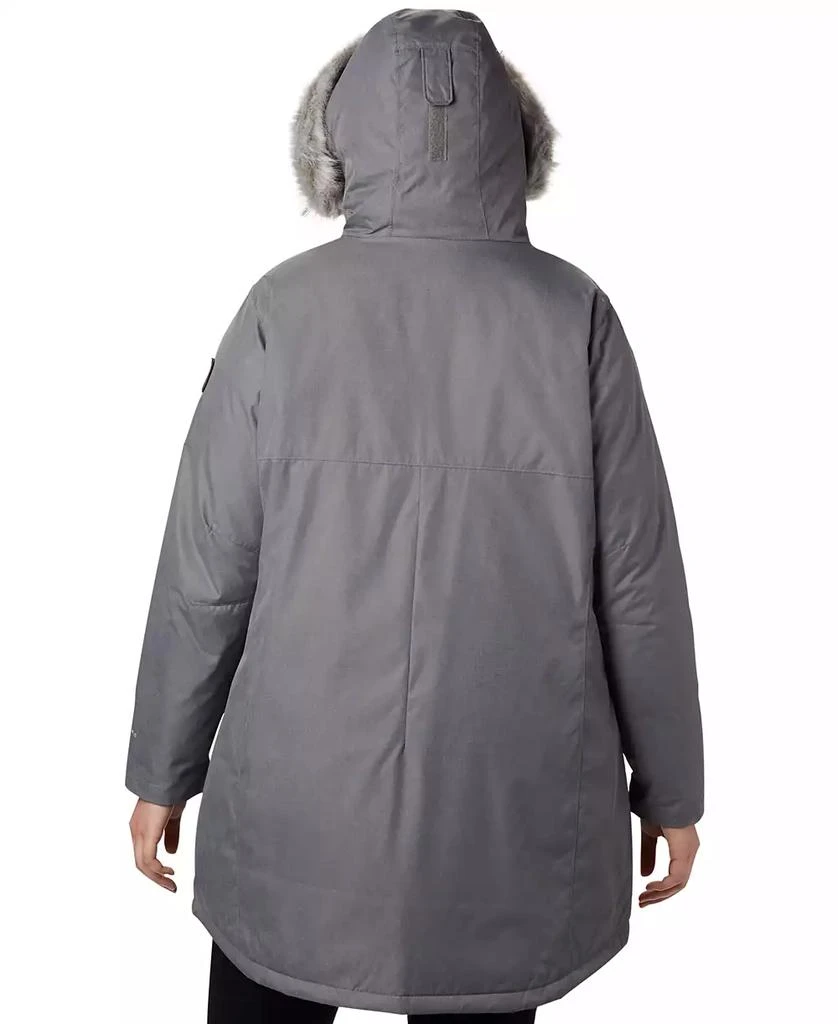 Columbia Plus Size Suttle Mountain™ Hooded Faux-Fur-Trim Long Insulated Coat 2