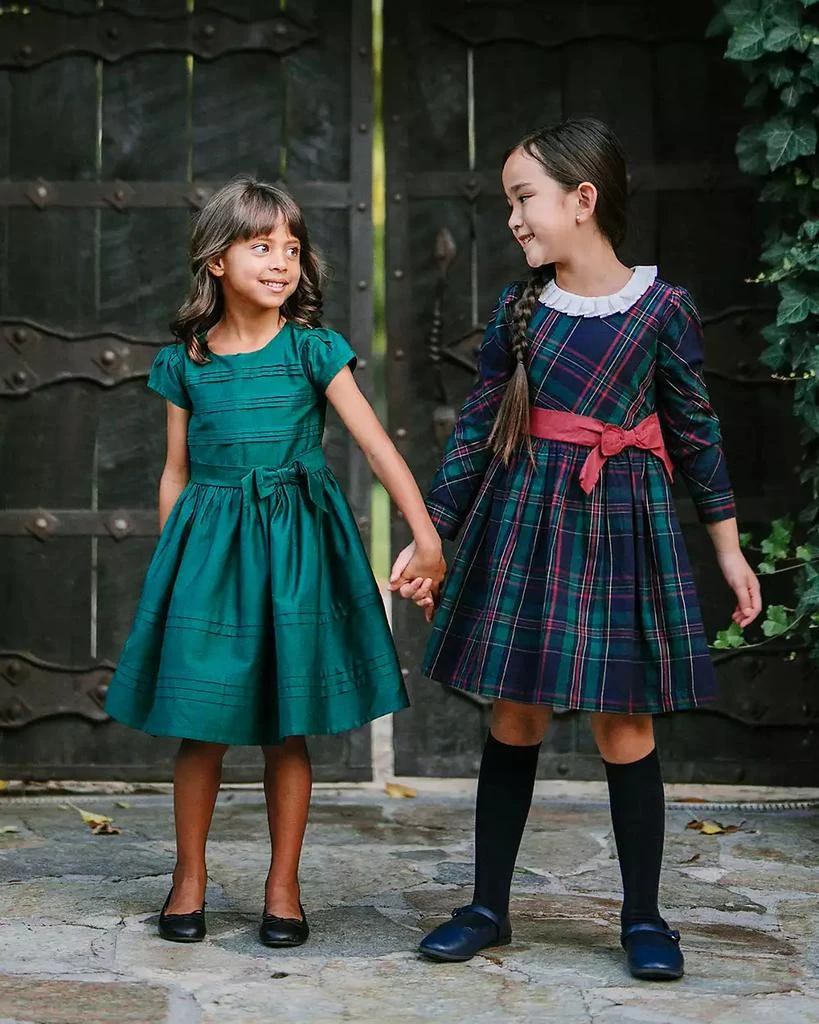 Hope 
Henry Toddler Girls Organic Special Occasion Pleated Sateen Party Dress 2