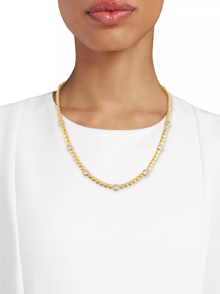 Adriana Orsini Basel 18K Gold-Plated & Cubic Zirconia Station Necklace