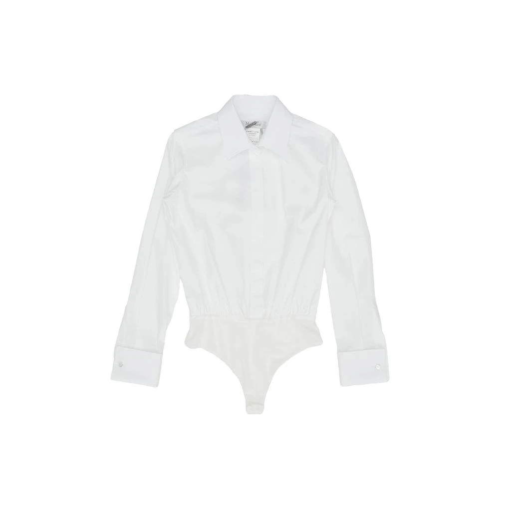 Max Mara Max Mara Angora 1234 Button-Up Long-Sleeved Shirt 1
