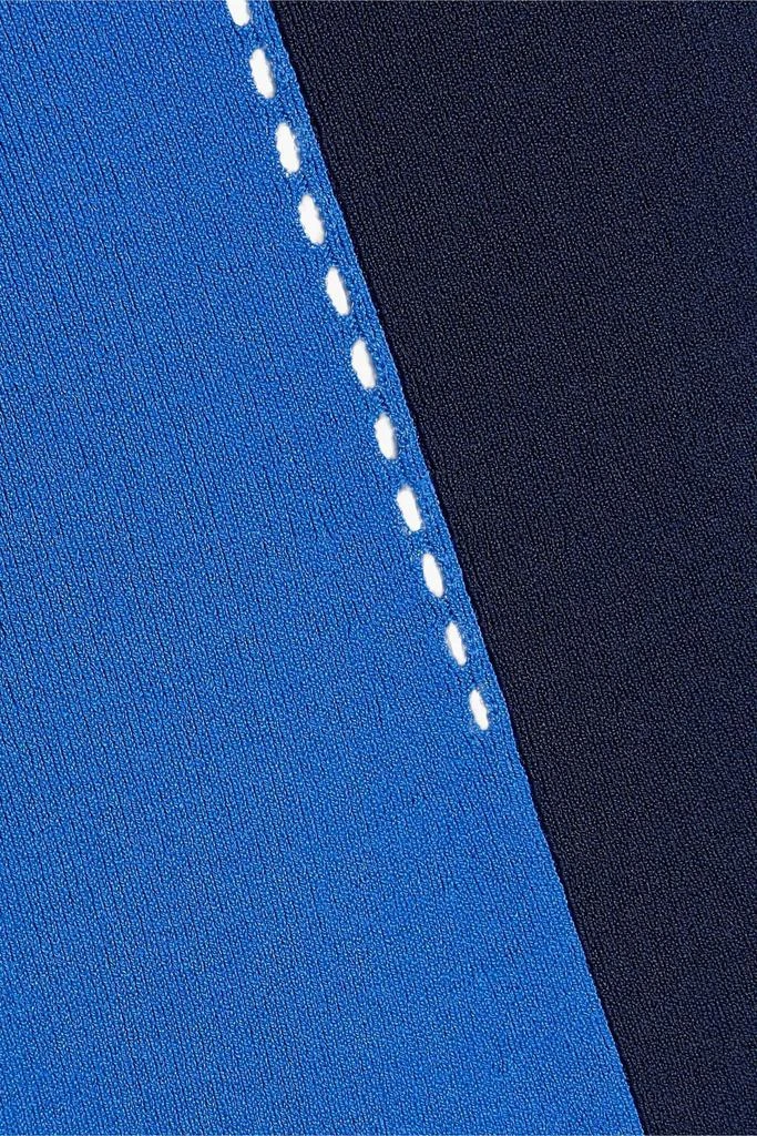 ROKSANDA Color-block stretch-knit midi dress 4