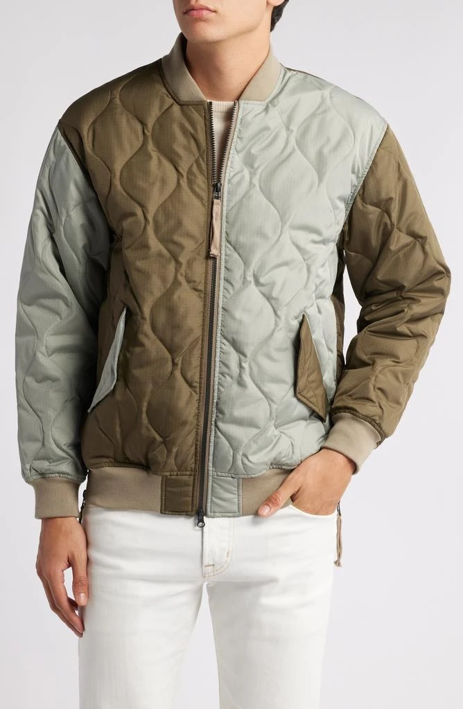 Taion Military MA-1 Quilted Colorblock 800 Fill Power Down 4