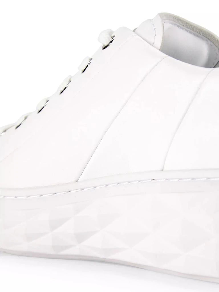 Jimmy Choo Diamond Light Leather Low-Top Sneakers 6