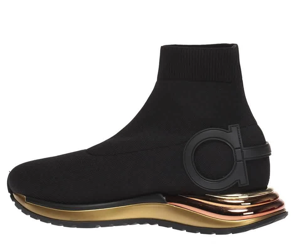 Salvatore Ferragamo Salvatore Ferragamo Ladies Gancini Sock Sneakers 3